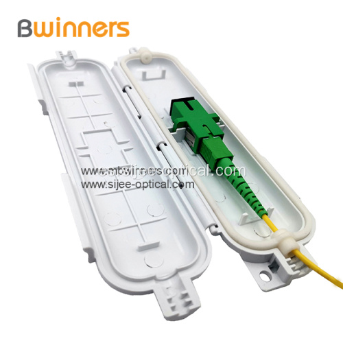 Caja de protección de cable de caída de fibra óptica FTTH de 1 puerto